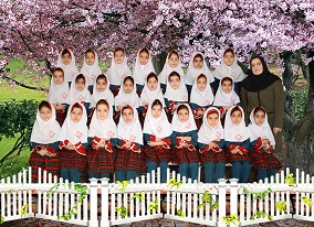 عکس یادگاری نوآموزان پیش دبستانی مهر اندیشه3 سال تحصیلی 99-98
